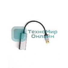 Кабель-переходник USB 3.0 (Am) --> LAN RJ-45 Ethernet 1000 Mbps, Aluminum Shell, VCOM DU312M