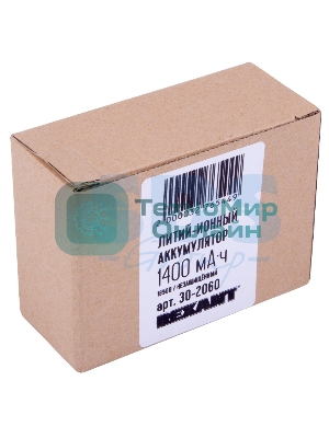 Портативный аккумулятор Rexant Li-ion 18500 unprotected 1400 mAH 3.7 В