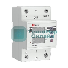 Реле напряжения и тока с дисплеем MRVA 50А PROxima EKF MRVA-50A