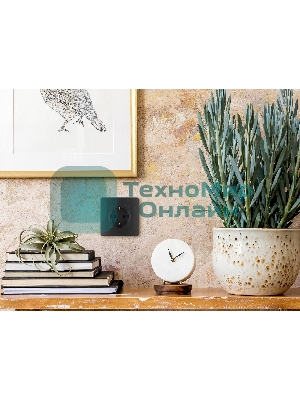 Розетка 2К+З немецкий стандарт 16А 250 В антрацит