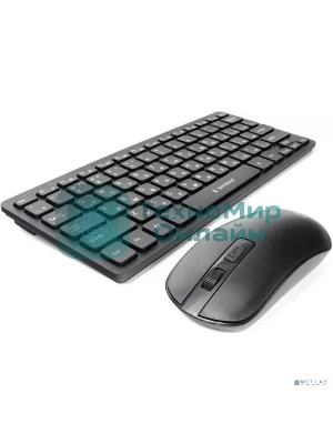 Комплект клавиатура+мышь Gembird KBS-9100 беспроводной, USB, 1600 DPI, чёрный