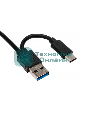 Оптический привод внешний CD/DVD привод USB 3.0 Gembird DVD-USB-03C пластик, черный