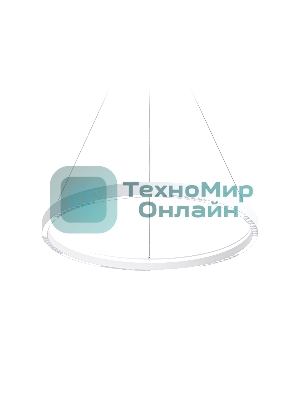 Подвесной светодиодный светильник Ambrella light FL5851 WH белый 35W 3000K/4200K/6400K D600*600 (без ПДУ)