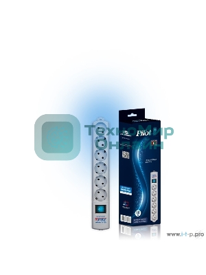 Сетевой фильтр ZIS Фильтр Pilot - S 5 евро, 1 росс. 5 м