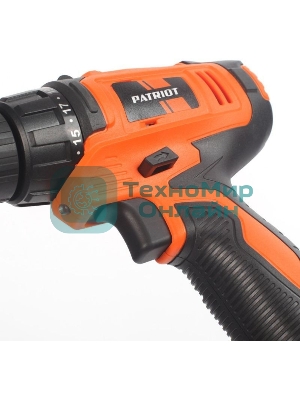 Дрель-шуруповерт Patriot BR 104Li, 12 В, 1,5 Ач, 20 Нм, щеточный