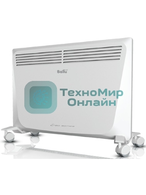 Конвектор электрический Ballu Enzo BEC/EZMR-2000 белый, 2000 Вт, 25 м2, термостат