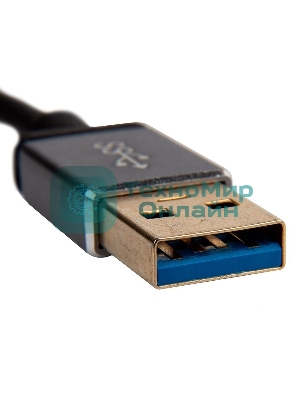 Кабель-переходник USB 3.0 (Am) --> LAN RJ-45 Ethernet 1000 Mbps, Aluminum Shell, VCOM DU312M