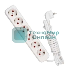 Удлинитель 6х3 м с заземл. 16А IP20 Lezard 720-0603-601