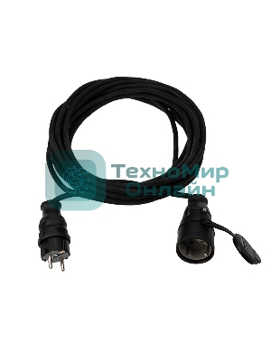 Удлинитель-шнур Rexant КГ 3х1.5 10 м, морозостойкий, с/з, 16 А, 3500 Вт, IP44 (Сделано в России)