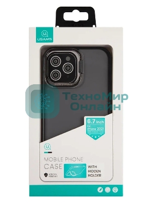 Чехол для Apple iPhone 13 Pro Max Usams US-BH783 черный (УТ000028090)
