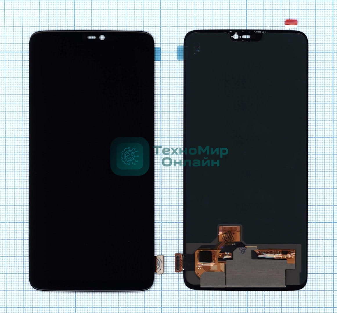 Дисплей для OnePlus 6 OLED черный