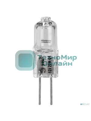 Лампа галогенная ЭРА G4-JC-20W-12V(100/1000/20000)