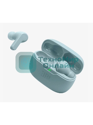 Наушники TWS JBL Wave Beam мятный, внутриканальные, Bluetooth, быстрая зарядка, до 8 ч