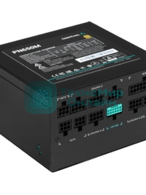 Блок питания Deepcool/GamerStorm PN650M, 650Вт, 80 PLUS Gold, 120мм, модульный, черный