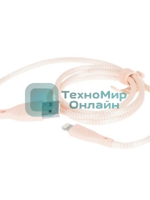 Кабель Crown USB - Lightning CMCU-011L red