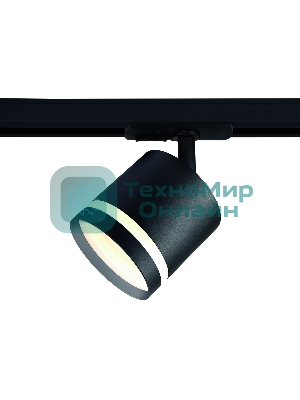 Трековый однофазный светильник Ambrella light GL5372 BK черный GX53 max 12W