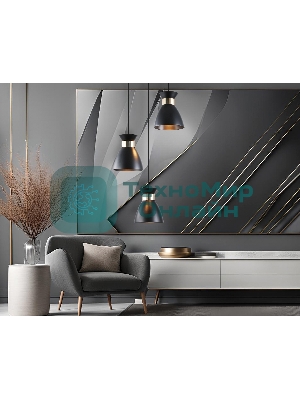Светильник Ambrella light TR8470/3 BK/FGD черный/золото E27/3 max 60W D340*1000