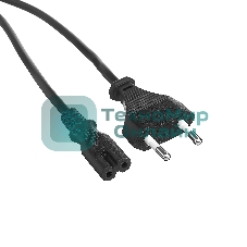 Кабель питания ноутбуков, аудио/видео ExeGate Power PCN-1,8P (CEE7/16->С7) VDE-250V-2*0.5-CU, 1.8м