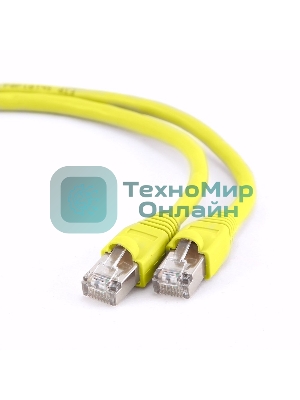 Патч-корд FTP Cablexpert cat.6, 10м, литой, многожильный, желтый