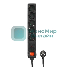 Сетевой фильтр Energenie Сетевой фильтр SPG5-C-15 4.5m 16А. черный. 