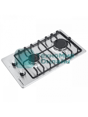 Газовая варочная панель Maunfeld EGHS.32.3ES, 2 конфорки, нержавеющая сталь, серебристый