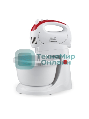 Миксер с чашей Sakura SA-6319CR 400Вт 2,0л