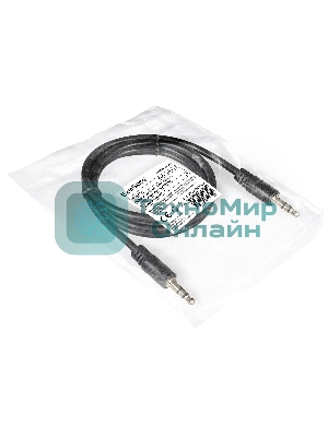 Кабель аудио Exegate EX284942RUS EX-CCA-404-1.2 (3.5мм Jack M/3.5мм Jack M, 1,2м, позолоченные контакты)