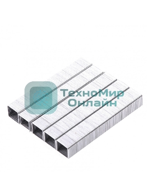 Скобы Sparta 10 мм, для мебельного степлера, тип 53, 1000 шт.