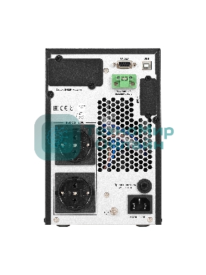 Источник бесперебойного питания On-line ExeGate PowerExpert TL-1000.LCD.AVR.2SH.USB.RS232.SNMP 1000VA/1000W, On-Line, PF=1, LCD, 2*Schuko, RS232, USB, SNMP-slot, встроенные батареи 12V 7.2Ah - 2шт, Tower, металлический корпус, черный