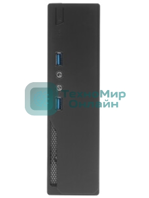 Компьютерный корпус FoxLine FL-105-AD120-DC-INF (FL-105-AD120-DC-INF) FL-105-AD120-DC-INF mITX case (2L), 2хUSB 2.0+2хUSB 3.0, 1хcombo audio, 40мм FAN, VESA, w/DC-ATX converter, w/120W pwr adapter, w/pwr