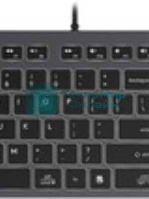 Клавиатура проводная A4Tech Fstyler FX60 серый/белый