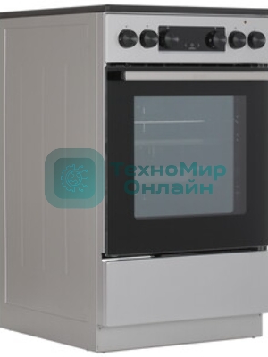 Плита электрическая Gorenje GEC5C41SG серый, конфорок 4 электрических, духовка 70 л, 50 см x 85 см x 59.4 см (без крышки)