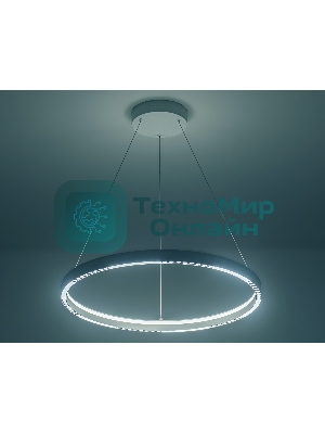 Подвесной светодиодный светильник Ambrella light FL5851 WH белый 35W 3000K/4200K/6400K D600*600 (без ПДУ)