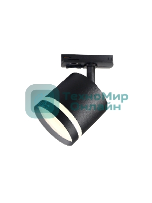 Трековый однофазный светильник Ambrella light GL5372 BK черный GX53 max 12W