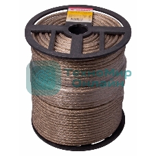 Трос стальной Rexant в ПВХ оплетке d=6,0 мм, прозрачный (бухта 150 м)