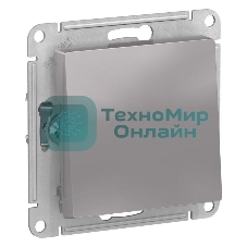 Механизм переключателя 1-кл. ATLAS DESIGN (сх.6) 10АХ алюм. SchE ATN000361