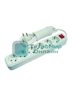 Удлинитель Makel 6 гн 5 м с\з вкл.