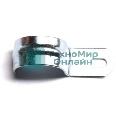 Скоба креп. метал. оцинк. однолап. d38-40мм ДКС 53347