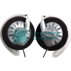 Проводные наушники KOSS KSC75 серебристый, накладные (клипсы), проводной, крепление за ухо, шнур 1.2 м