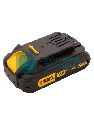 Батарея аккумуляторная Denzel IB-18-2.0, Li-Ion, 18 В, 2,0 А·ч