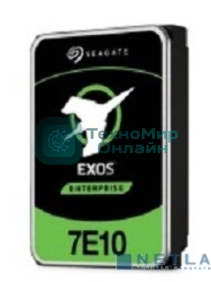 Жесткий диск Seagate HDD 4Tb 7200rpm Exos 7E10 512N (3.5'/ SATA 6Gb/s )