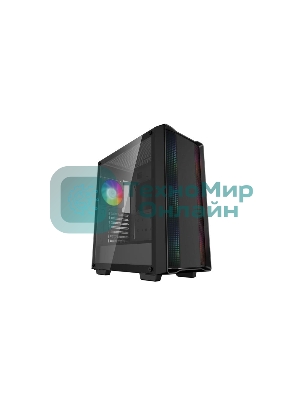Компьютерный корпус MidiTower Deepcool CC560 A-RGB черный (ATX, без БП, ARGB, USB3.2 Type-A+USB 2.0 Type-A) (R-CC560-BKTAA4-G-2)
