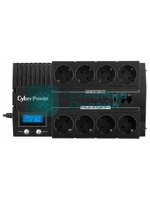 Источник бесперебойного питания CyberPower BR700ELCD 700VA/420W USB/RJ11/45 (4+4 EURO)