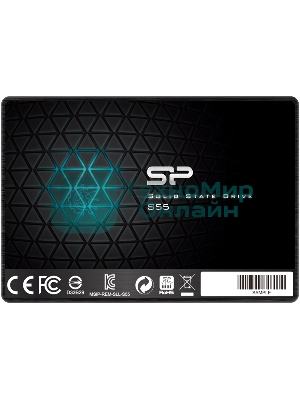 Накопитель SSD Silicon Power Slim S55, 480Gb, SATA, 2.5