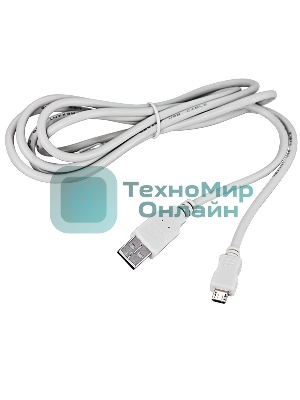 Кабель USB Rexant (шт. micro USB - шт. USB A) 3 метра, серый