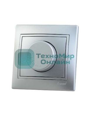 Светорегулятор СП 1000 Вт Мира метал. сер. Lezard 701-1010-157