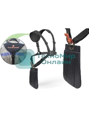 Мотокоса CARVER GBC-043M2.3лс easy-start ранец диск48зуб. easy-head леска2,4мм