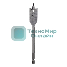 Сверло перовое по дереву Kranz 28х152 мм, шестигранный хвостовик