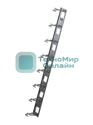 Органайзер кабельный 8 металлических колец, 17U, (1компл.=2шт.)