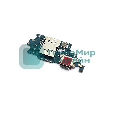 Нижняя палата (шлейф) с разъемом зарядки, разъемом SIM, микрофоном для Samsung Galaxy S21 G991